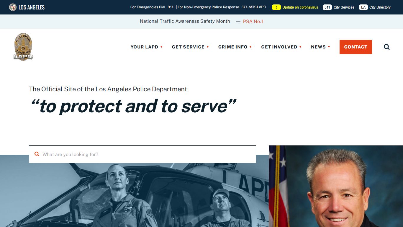 lapdonline.org - The Los Angeles Police Department